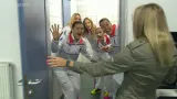 Koukalová zpět ve fedcupové šatně - bez rakety a s mikrofonem