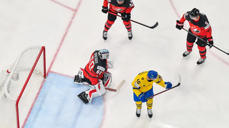 Utkání Švédsko - Kanada