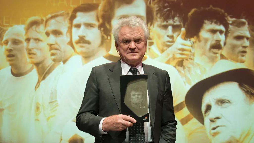 Sepp Maier v roce 2019 při vstupu do Síně slávy německého fotbalu