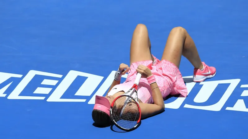 Lucie Hradecká po postupu do 2. kola Australian Open