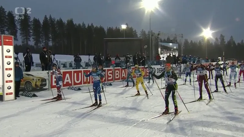 Sestřih závodu smíšených štafet v Kontiolahti