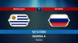 Sestřih utkání Uruguay - Rusko