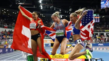 Finále běhu žen na 800 m