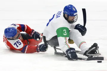 Utkání českých parahokejistů s Itálií