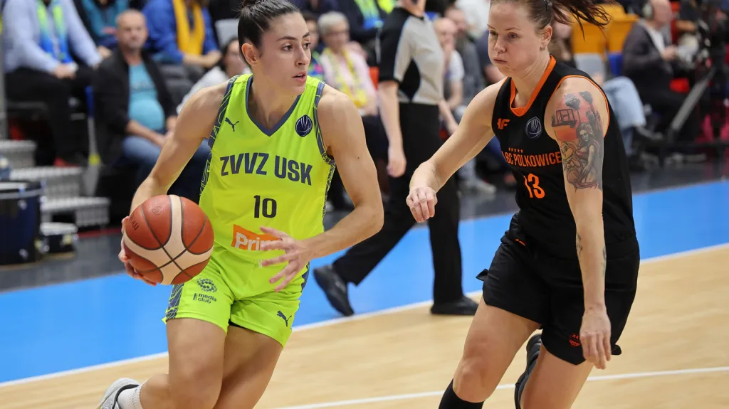 María Condeová z USK Praha v akci