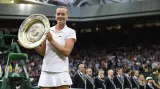Vítězka Wimbledonu Petra Kvitová