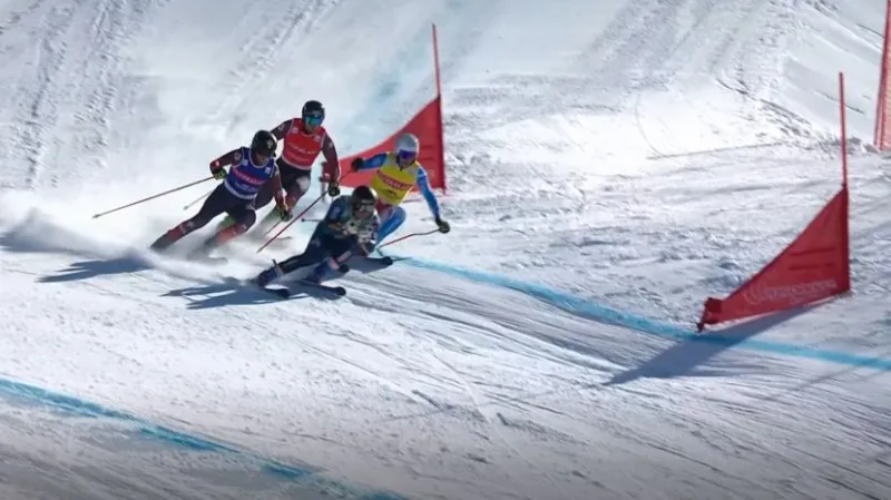 Velké finále skikrosařů na SP Veysonnaz