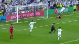 Gól v utkání Real Madrid - Bayern Mnichov: Benzema - 2:1 (46. min.)