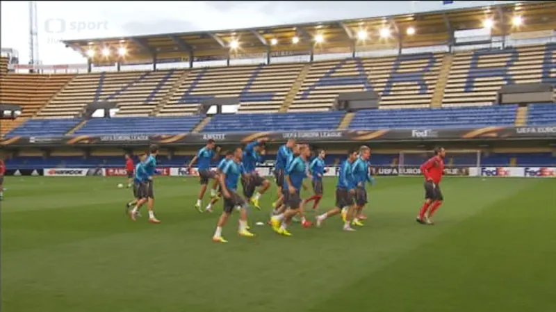 Plzeň před zápasem s Villarrealem