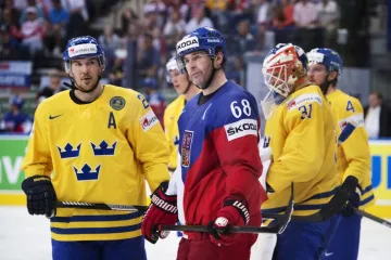 Bezmoc v Jágrově tváři v utkání o bronz proti Švédsku