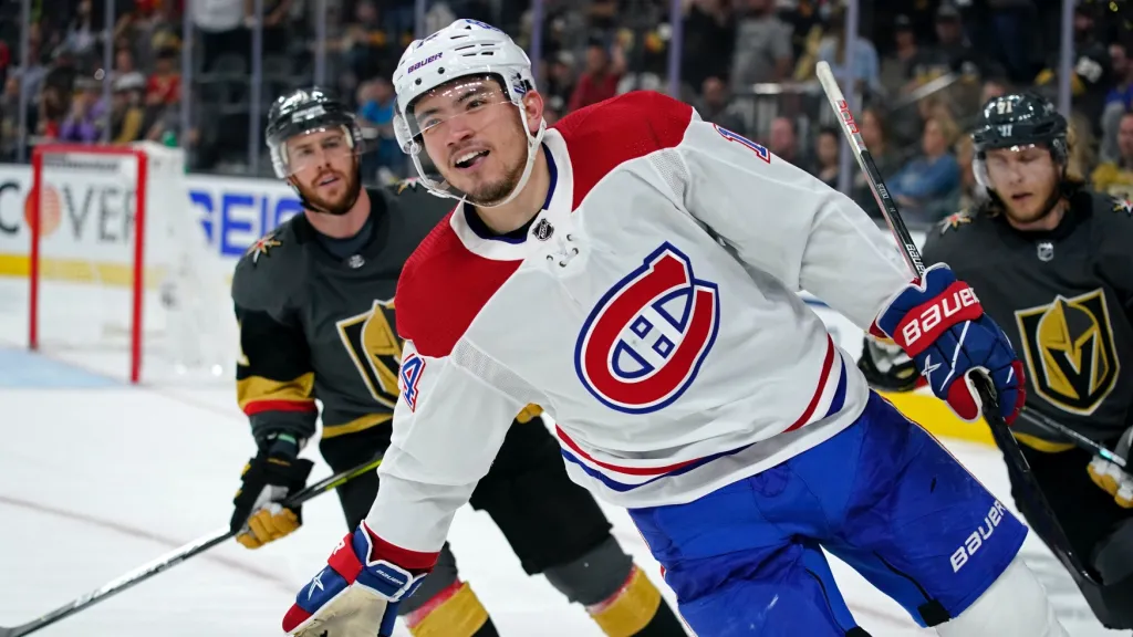 Hrdina zápasu Nick Suzuki 