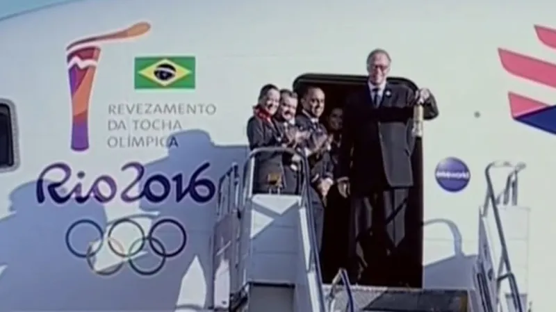 Olympijský oheň dorazil do Brazílie