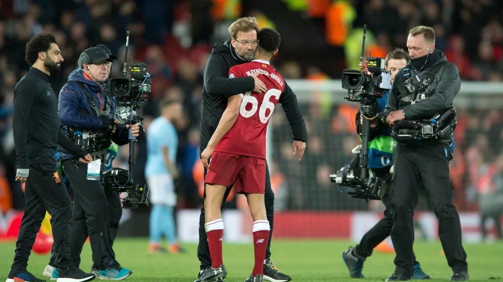 Jürgen Klopp slaví velké vítězství nad Manchesterem City