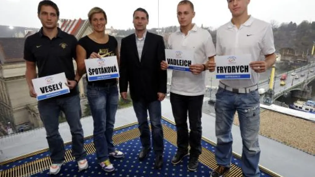 Jan Železný se svými svěřenci