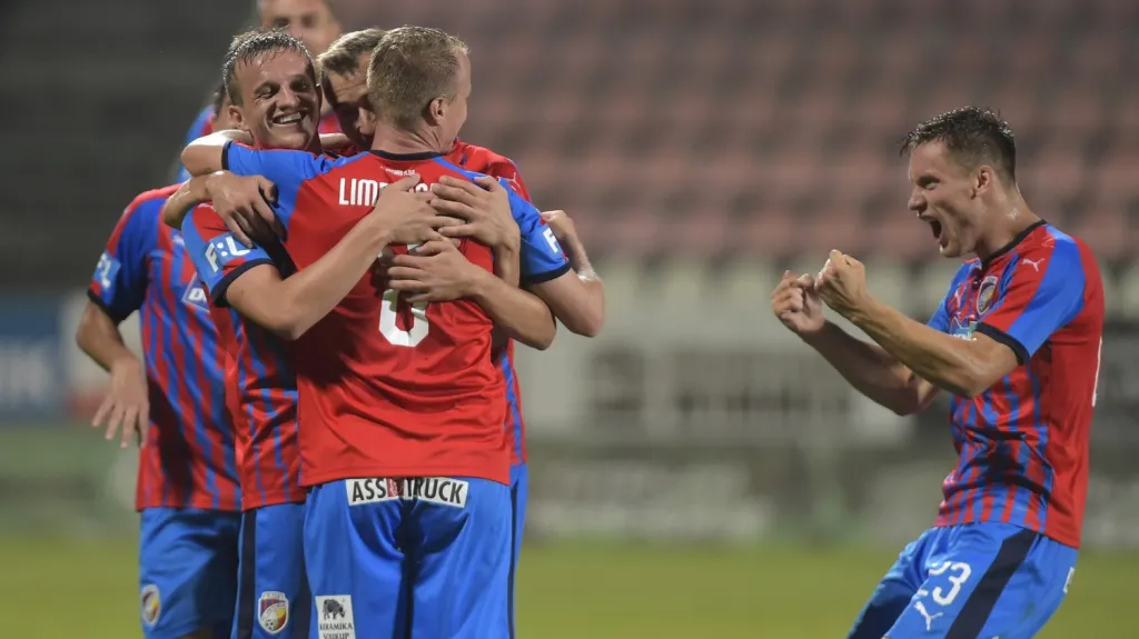 Radost fotbalistů Plzně