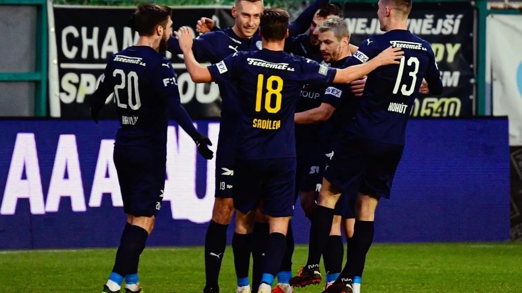 Radost fotbalistů Slovácka