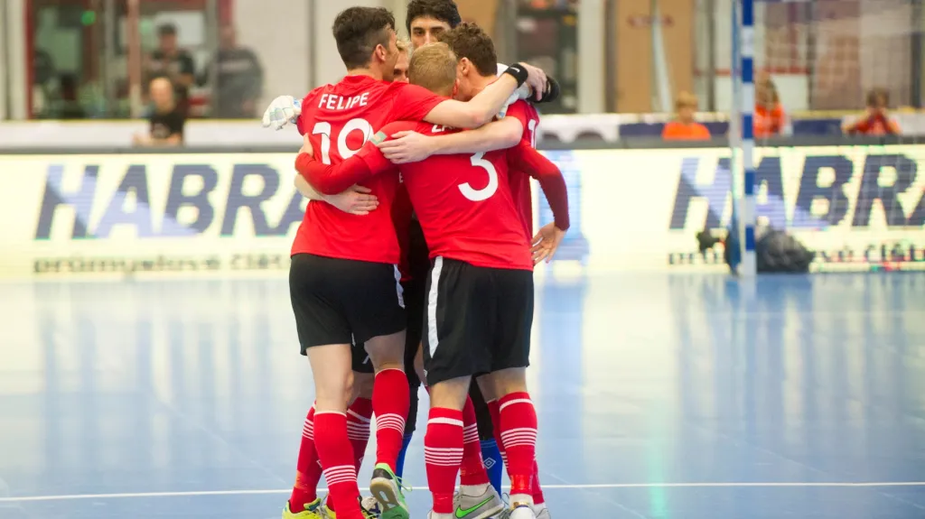 Radující se futsalisté Chrudimi