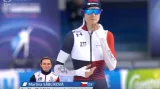 Jízda Martiny Sáblíkové na 3000 m v Heerenveenu