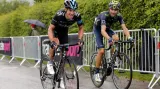 Richie Porte a Alejandro Valverde