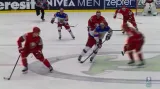 Moment v utkání Bělorusko - Rusko: Nekompromisní Kosticynovo rameno