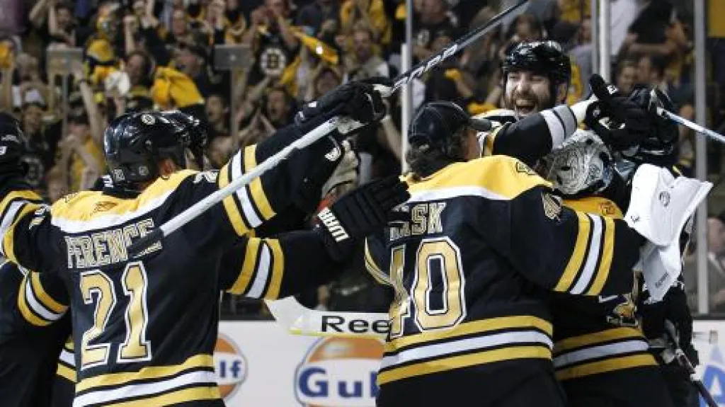 Radost hráčů Bostonu