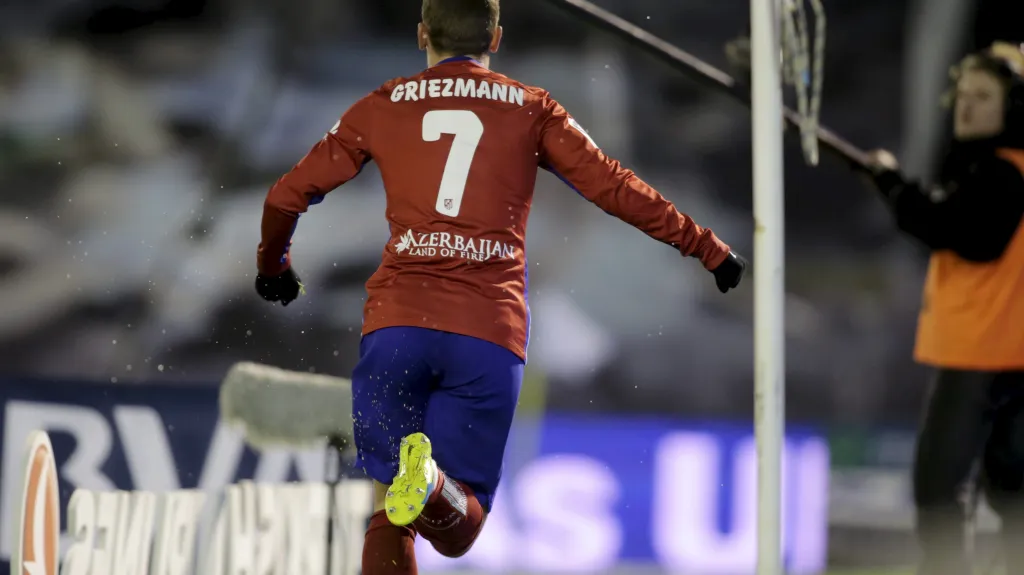 Slavící Antoine Griezmann