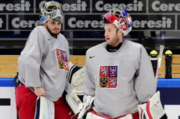 Matěj Machovský (vlevo) a Pavel Francouz