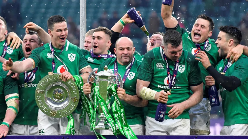 Ragbisté Irska po vítězství v Six Nations