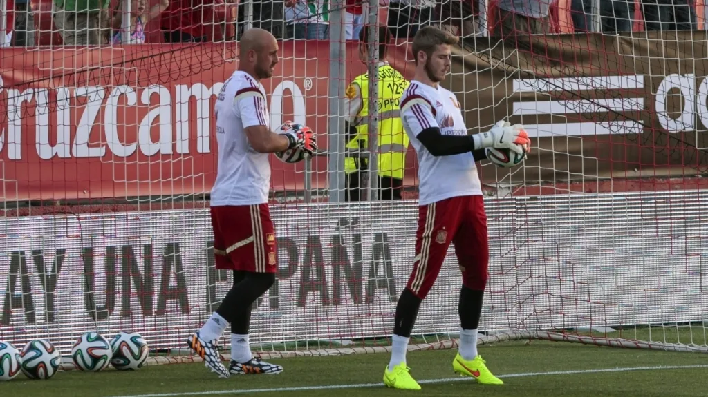 Pepe Reina a David de Gea