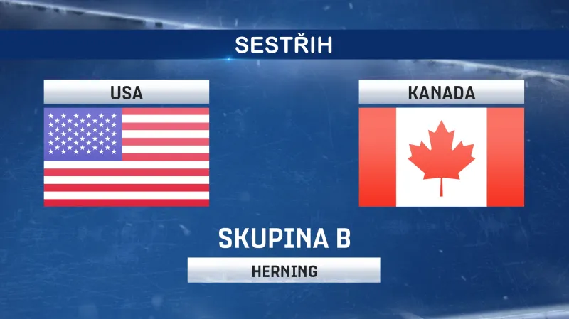 Sestřih utkání USA - Kanada