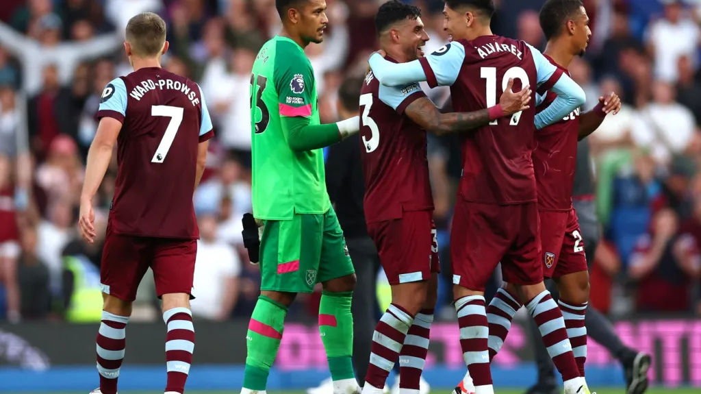 Radost fotbalistů West Hamu