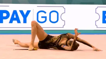 Dramatické vyvrcholení čtyřboje na ME v moderní gymnastice