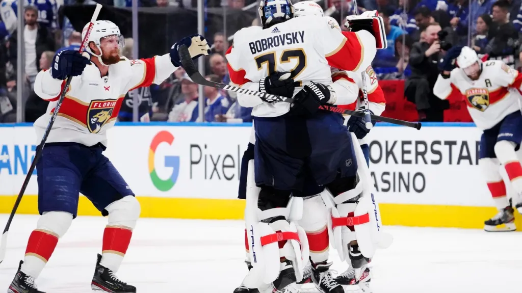 Radost hokejistů Floridy