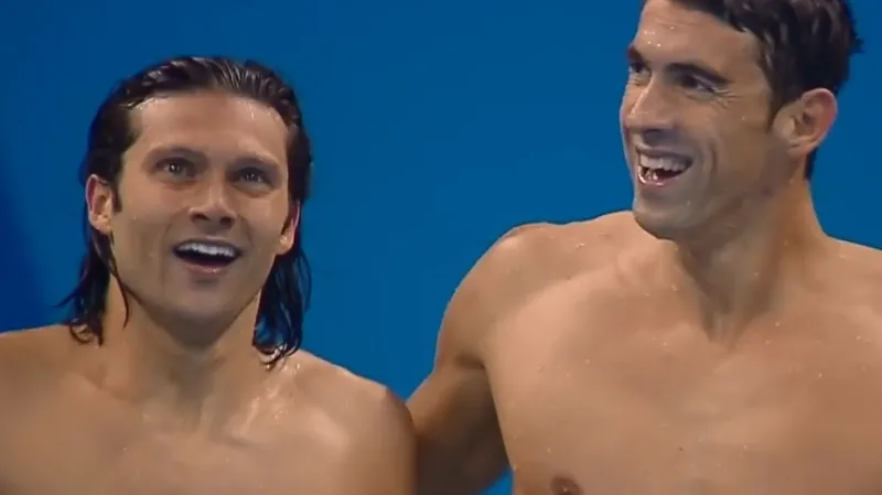 Záznam finále v plavání: štafeta 4x100 (M)