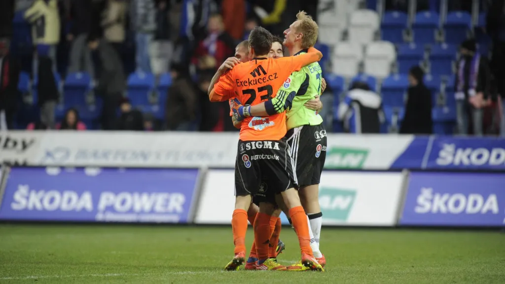 Radost olomouckých fotbalistů