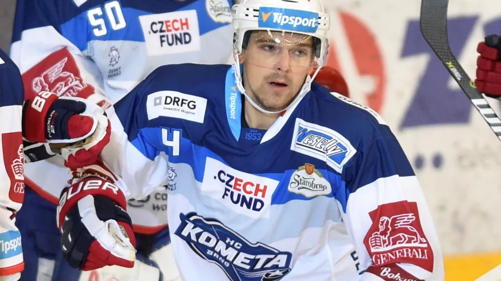 Zbyněk Michálek v dresu brněnské Komety