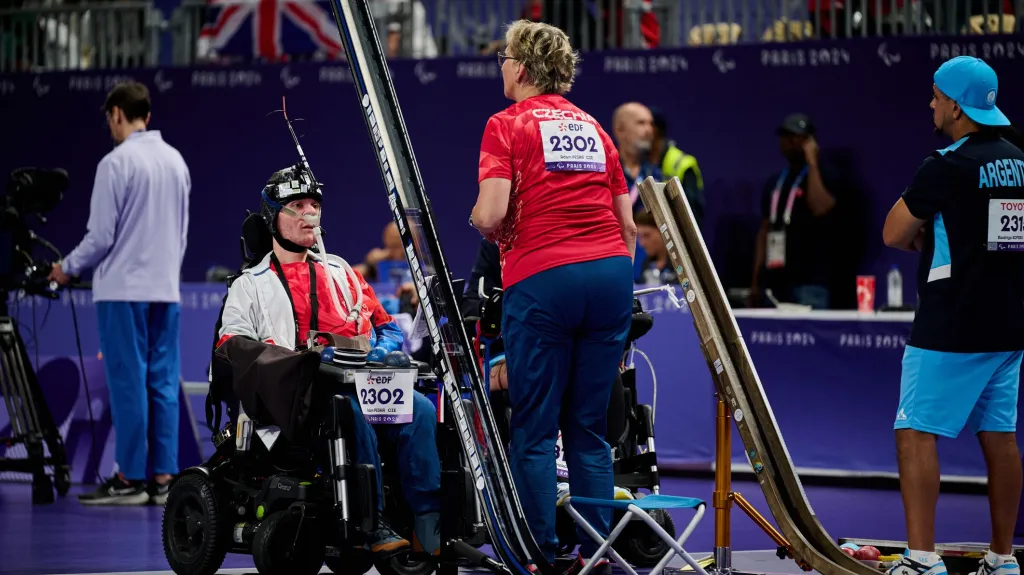 Adam Peška na olympiádě v Paříži