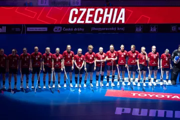 České florbalistky