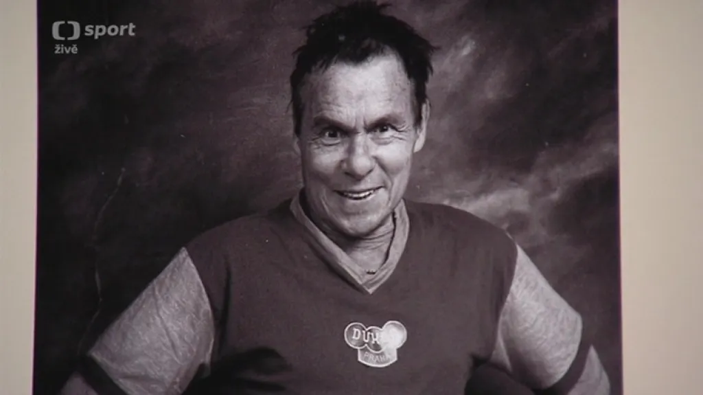 Na pražské Nové radnici probíhá výstava Saudkových fotografií sportovců Dukly