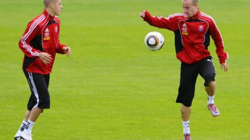Vladimír Weiss mladší a Miroslav Stoch