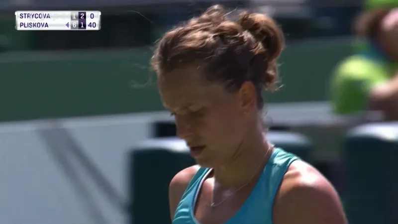 Plíšková vyřadila v Miami svou krajanku Strýcovou