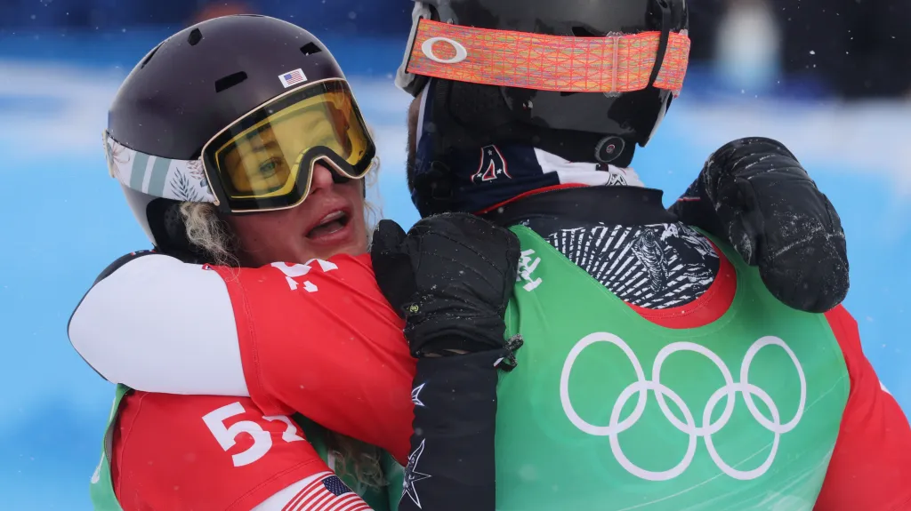 Nick Baumgartner a Lindsey Jacobellisová slaví zlato