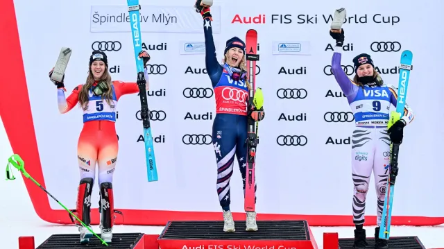 Vítězná jízda Mikaely Shiffrinové ve slalomu ve Špindlerově Mlýně