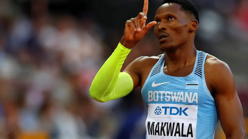 Běžec z Botswany Isaac Makwala