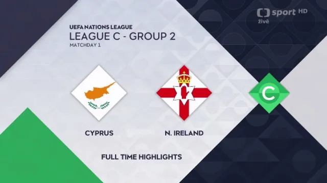 Sestřih utkání Kypr - Severní Irsko