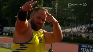 Záznam atletického mítinku Kladno hází
