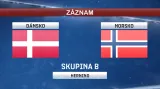 Záznam utkání Dánsko - Norsko