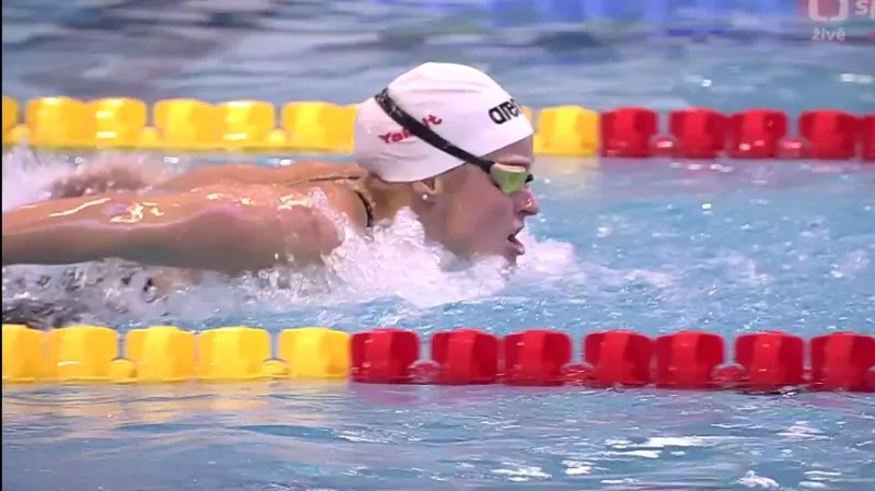 Kubová ovládla 100 metrů motýlek