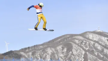 Eva Samková na olympijské trati