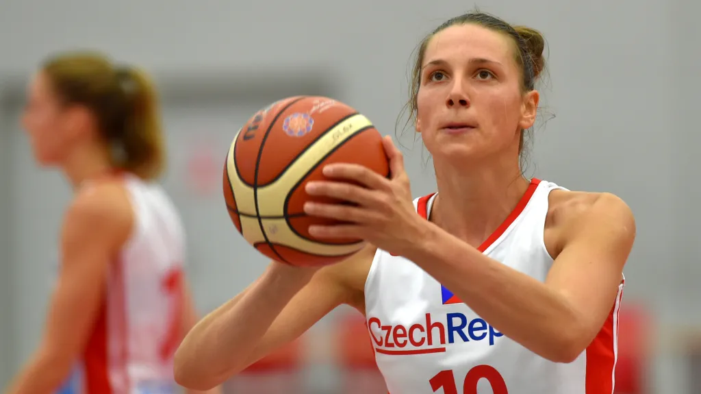 Česká basketbalistka Dana Kušlitová